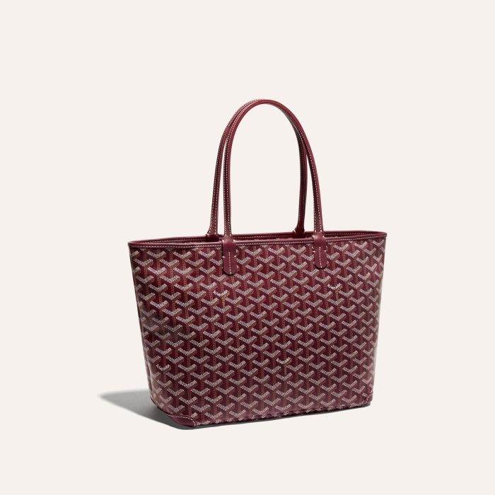 Goyard Saint Louis Tote Burgundy 2 Piece Bag 54cm