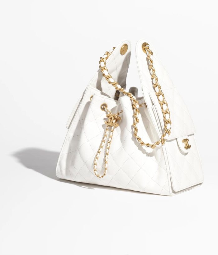 Chanel 25 Hobo White Bag 25 X 26x 13cm