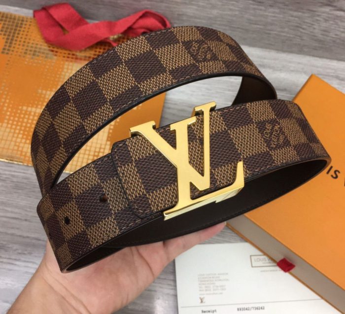 LV Initiales Golden Buckle 40mm Reversible Belt