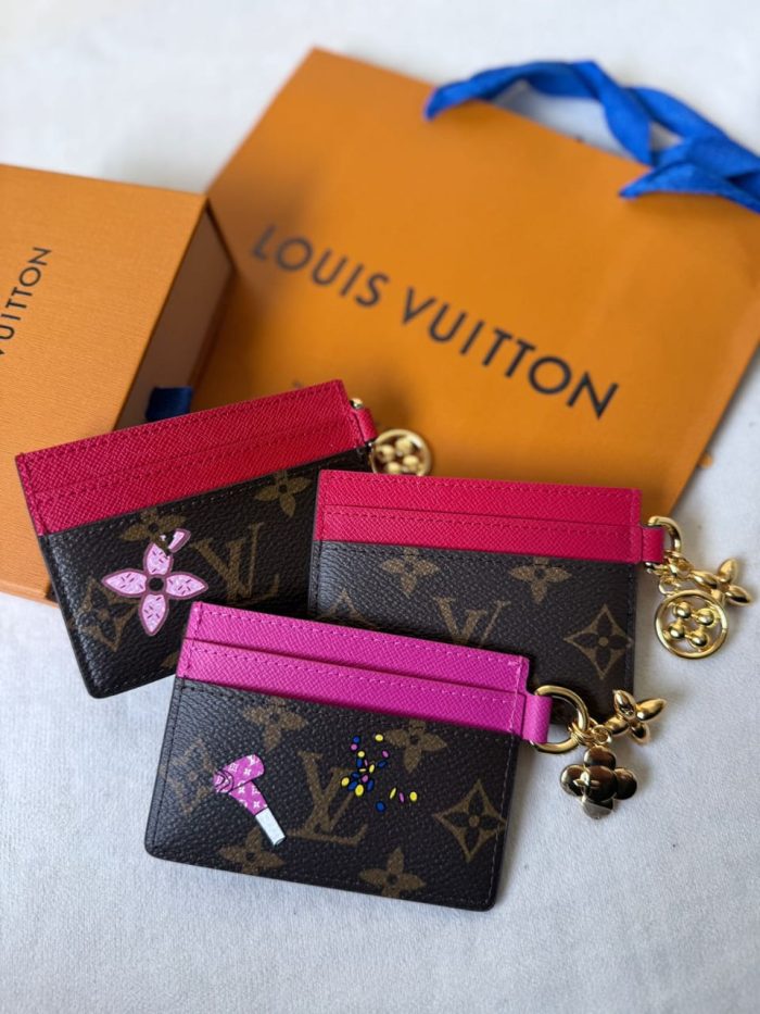 LV Charms Card Holder