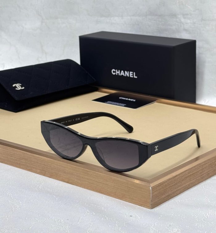 Chanel Cat Eye Sunglasses Black