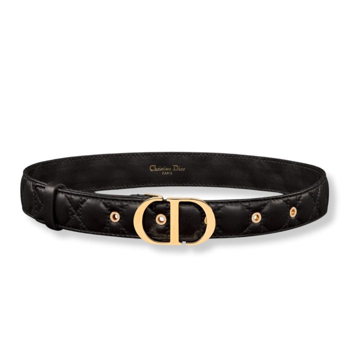 DIOR BLACK 30 MONTAIGNE BELT