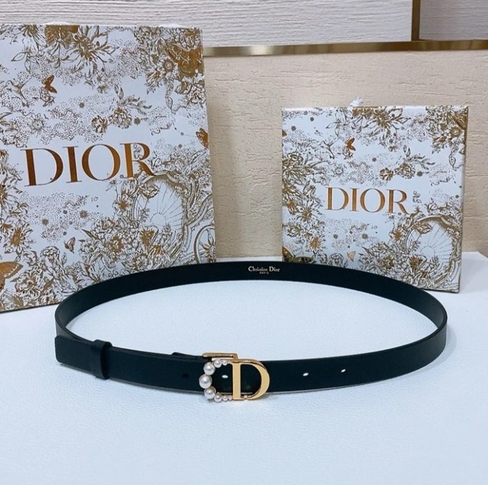 DIOR Black 30 MONTAIGNE BELT